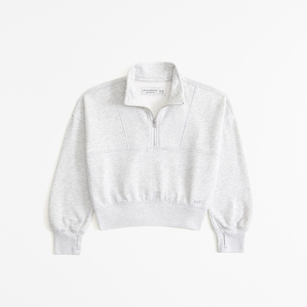 Abercrombie Kids essential sunday half-zip sweatshirt